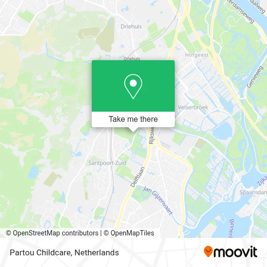 Partou Childcare map