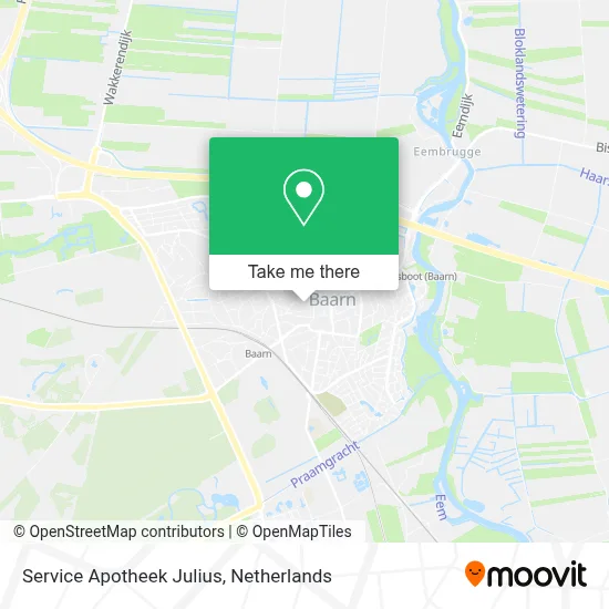 Service Apotheek Julius map