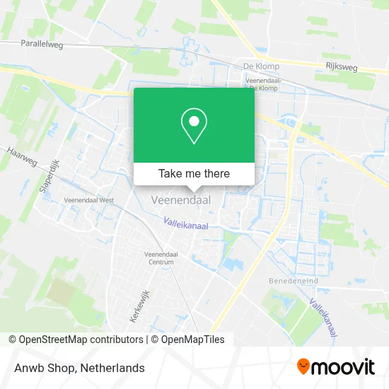 Anwb Shop map