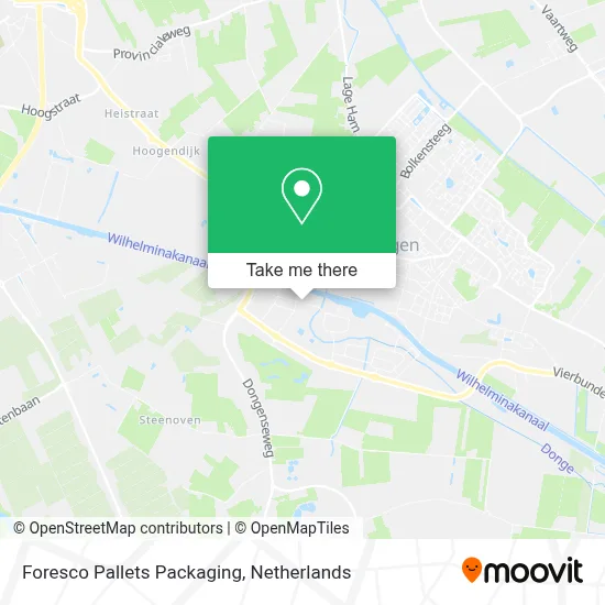 Foresco Pallets Packaging map