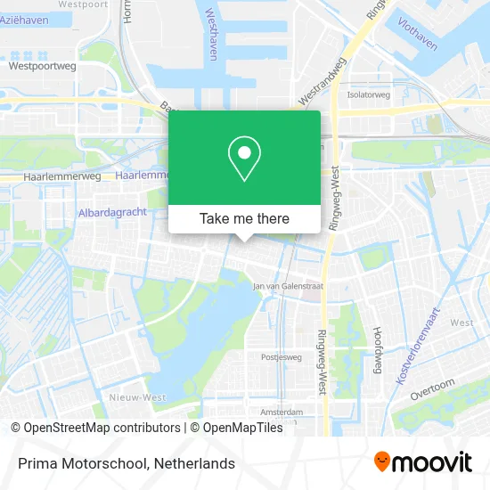 Prima Motorschool map