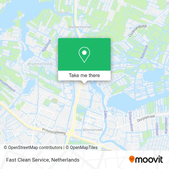 Fast Clean Service map
