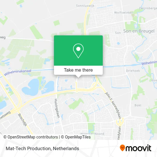 Mat-Tech Production map