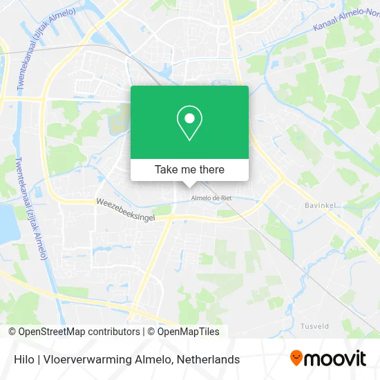 Hilo | Vloerverwarming Almelo map