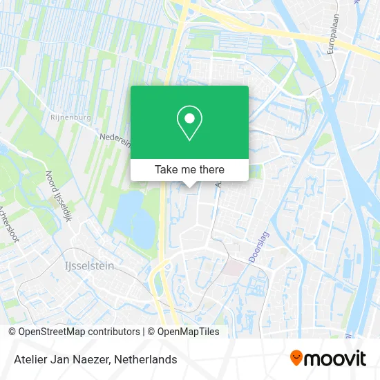 Atelier Jan Naezer map