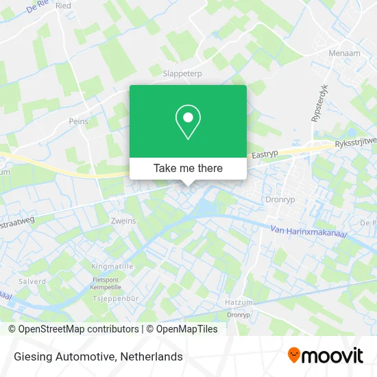 Giesing Automotive map