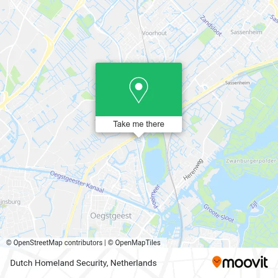 Dutch Homeland Security map