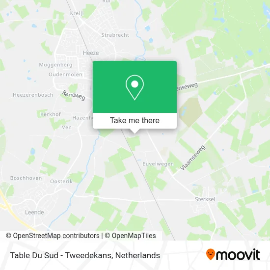 Table Du Sud - Tweedekans map