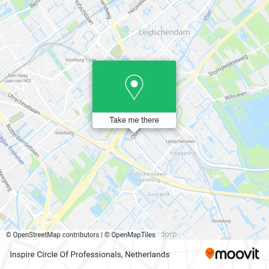 Inspire Circle Of Professionals map