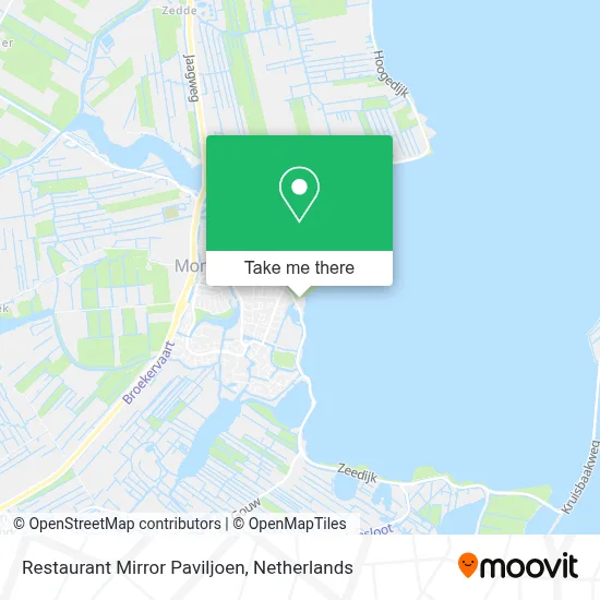 Restaurant Mirror Paviljoen map