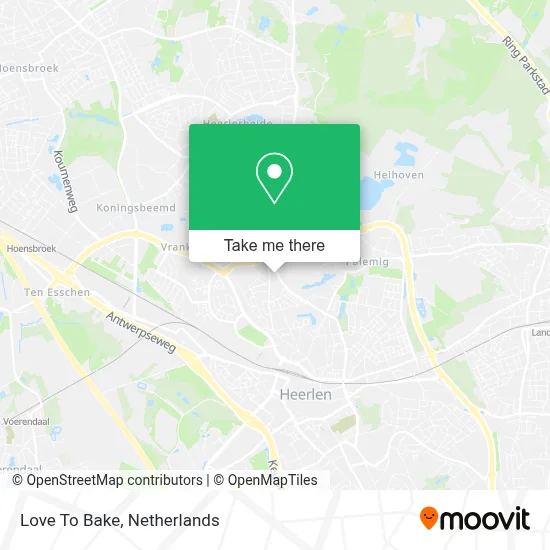 Love To Bake map
