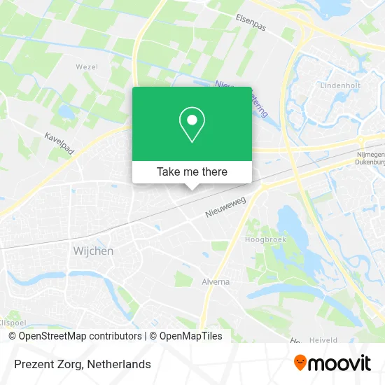 Prezent Zorg map