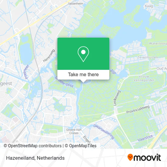 Hazeneiland map