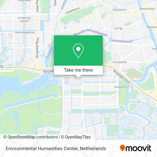 Environmental Humanities Center map