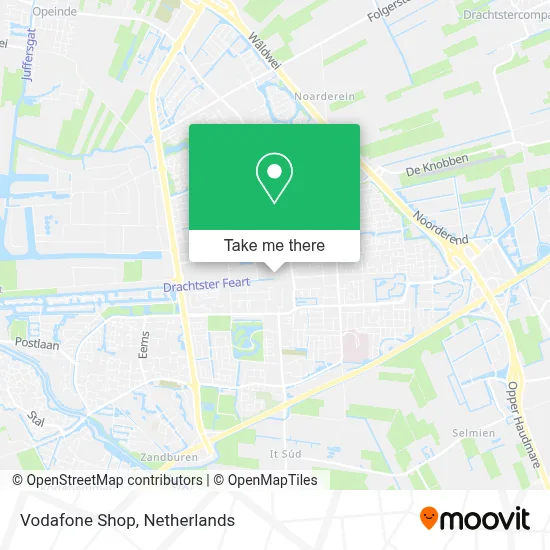 Vodafone Shop map