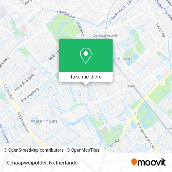 Schaapweipolder map