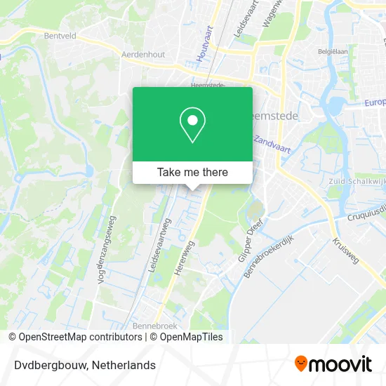 Dvdbergbouw map