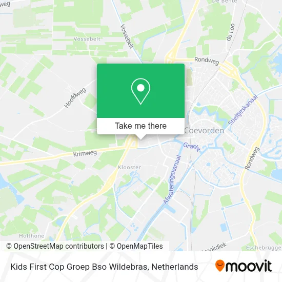 Kids First Cop Groep Bso Wildebras map