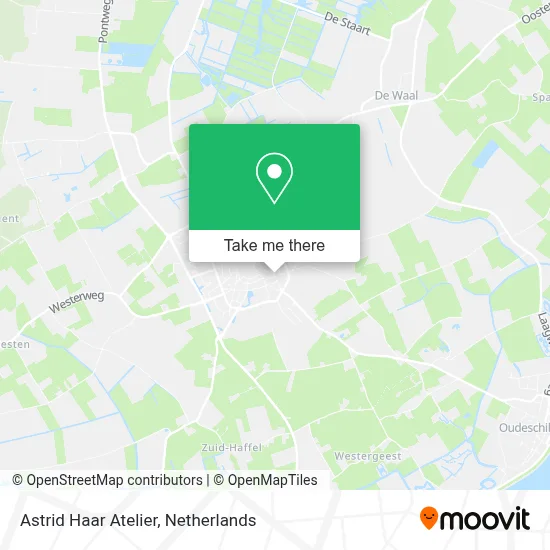 Astrid Haar Atelier map