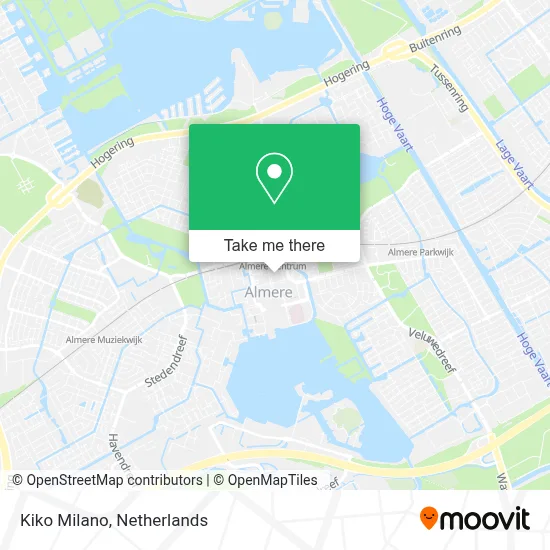 Kiko Milano map