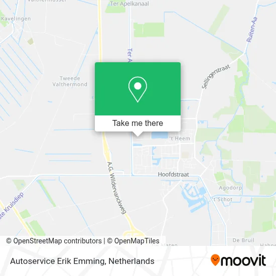 Autoservice Erik Emming map
