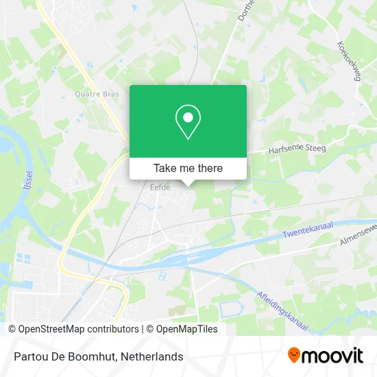 Partou De Boomhut map