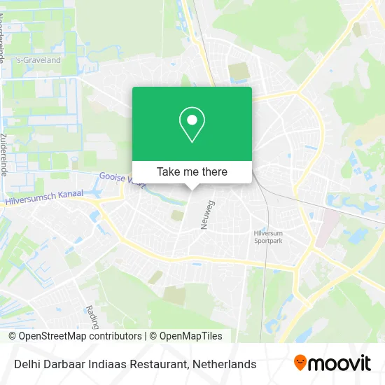 Delhi Darbaar Indiaas Restaurant map