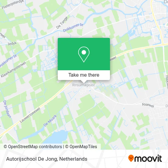 Autorijschool De Jong map