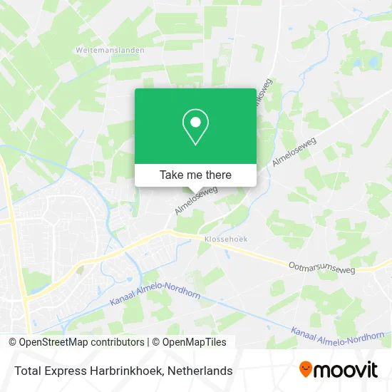 Total Express Harbrinkhoek map
