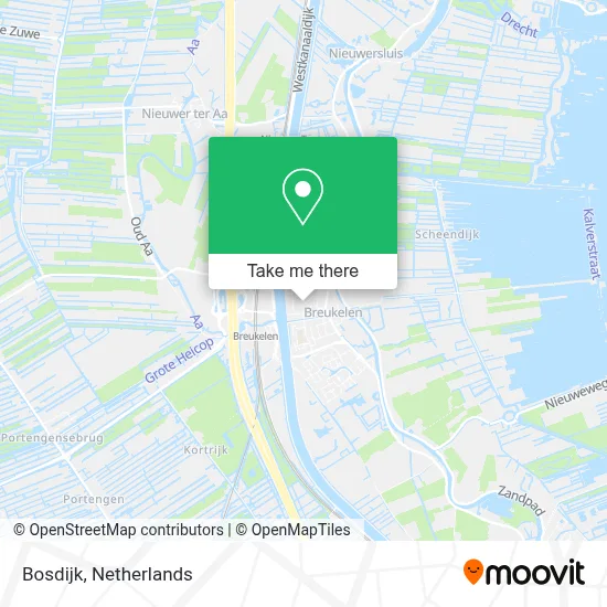 Bosdijk map