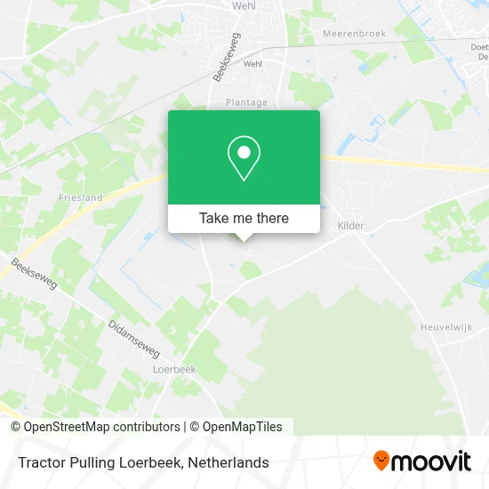 Tractor Pulling Loerbeek map