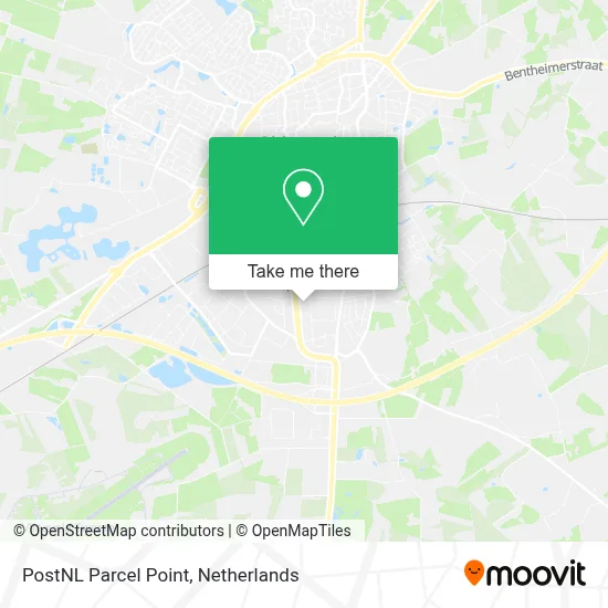 Postnl Pakketpunt map
