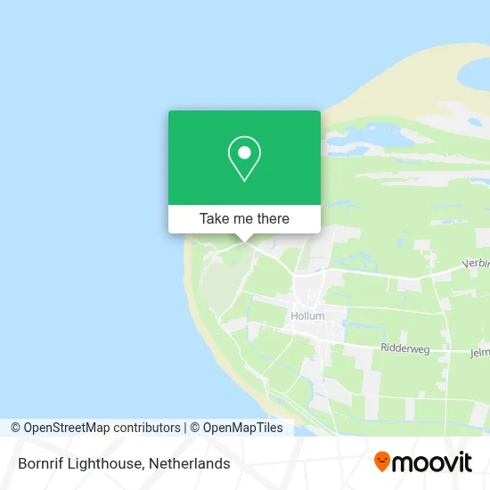 Bornrif Lighthouse map