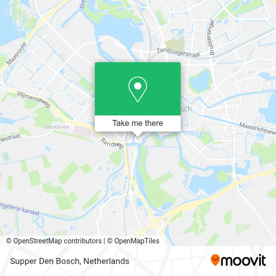 Supper Den Bosch map