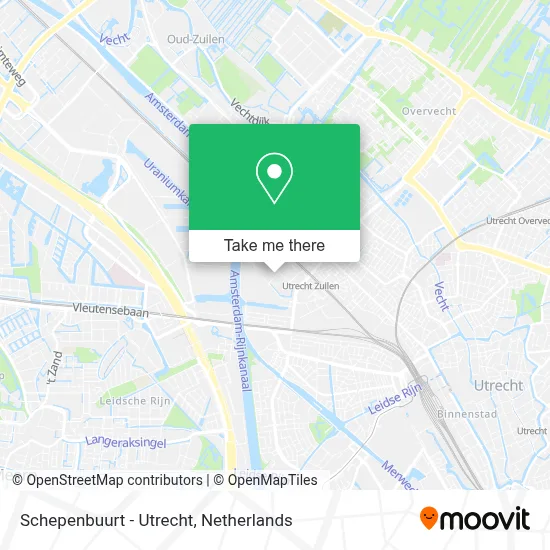 Schepenbuurt - Utrecht map