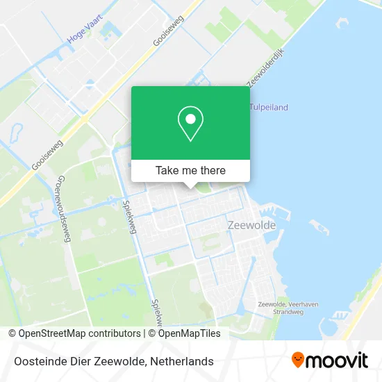 Oosteinde Dier Zeewolde map