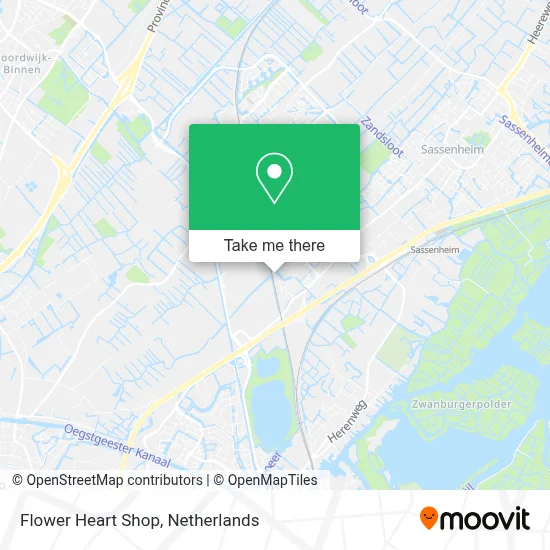Flower Heart Shop map