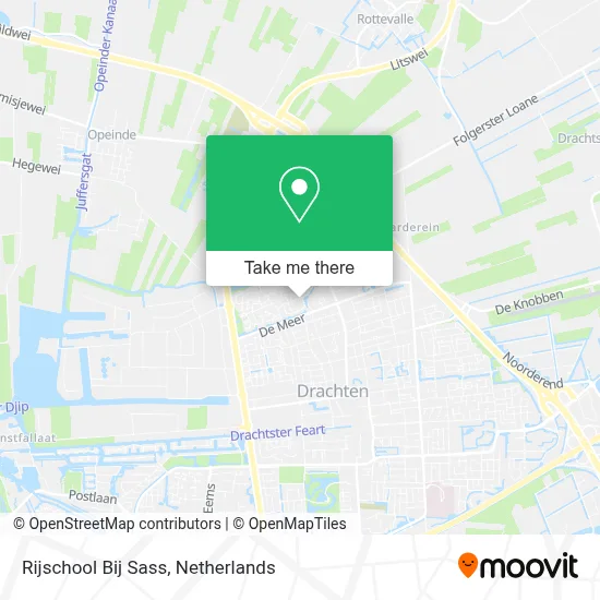 Rijschool Bij Sass Karte