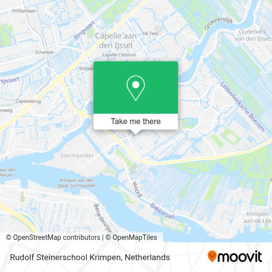 Rudolf Steinerschool Krimpen map