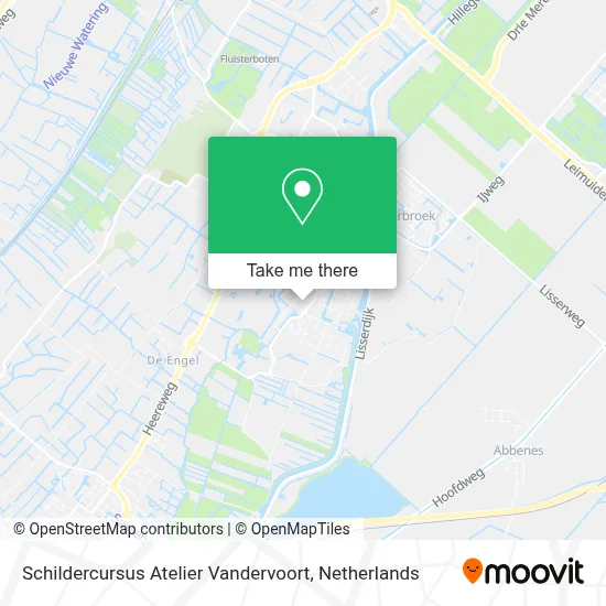 Schildercursus Atelier Vandervoort map