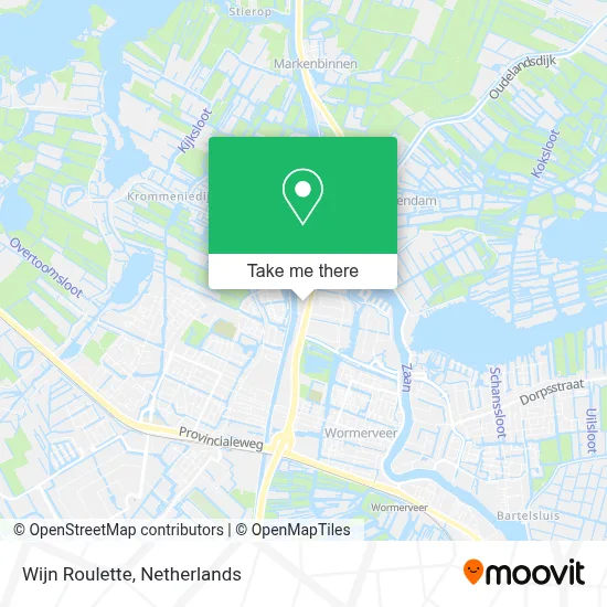 Wijn Roulette map