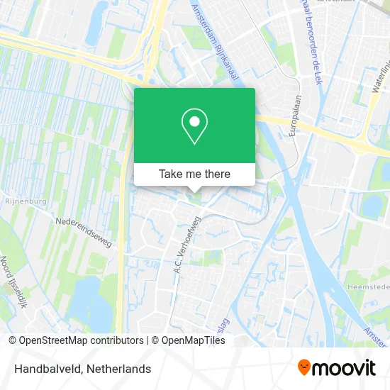 Handbalveld map