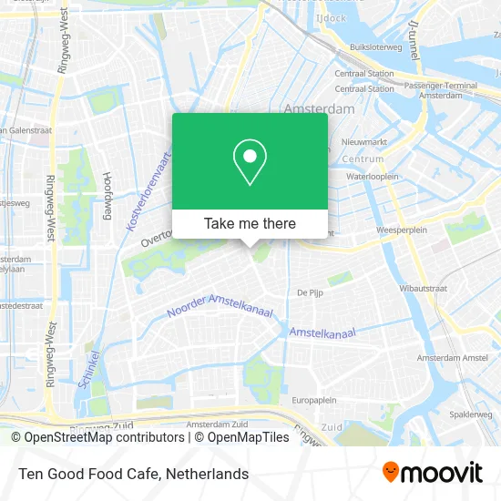 Ten Good Food Cafe map