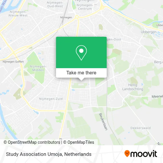 Study Association Umoja map