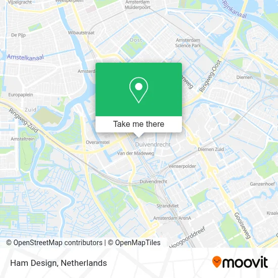 Ham Design map