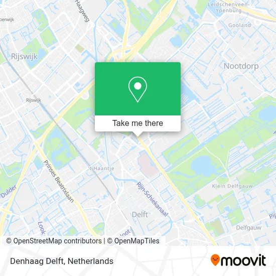 Denhaag Delft Karte