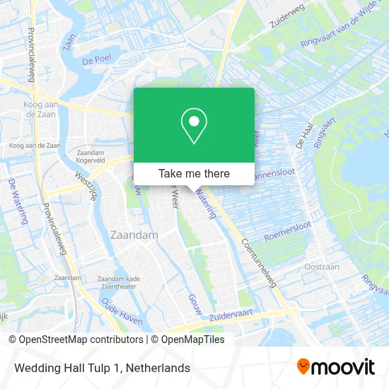Wedding Hall Tulp 1 map