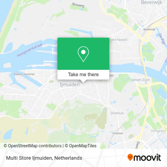 Multi Store Ijmuiden map