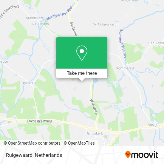 Ruigewaard map