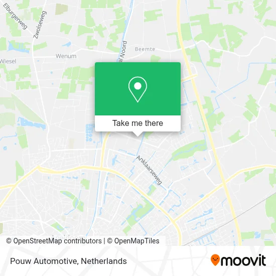 Pouw Automotive map